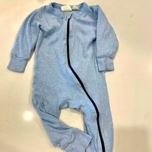 Parade Organics zip front pajamas - 12-18 months